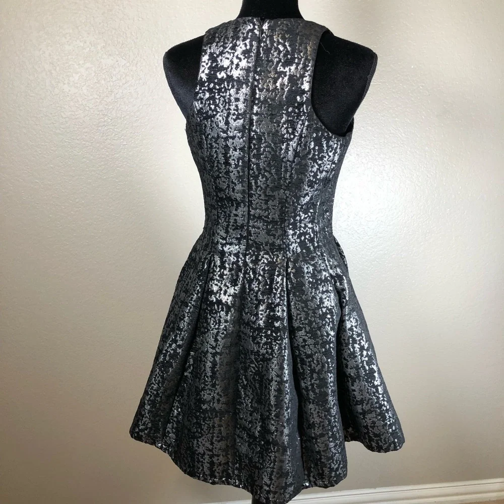 Do + Be JACQUARD DRESS‎ A-line Dress Fit and Flare Holiday Party New Years - Picture 6 of 11